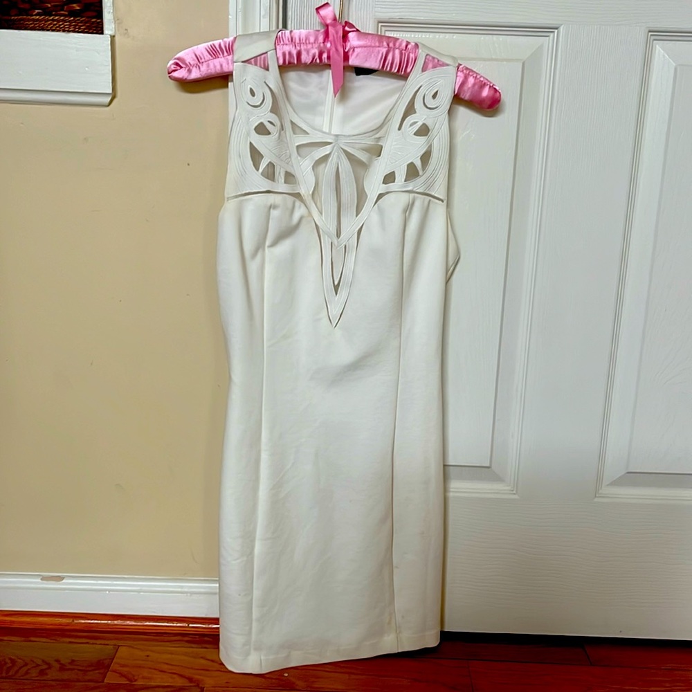 White cut out dress from LuLus